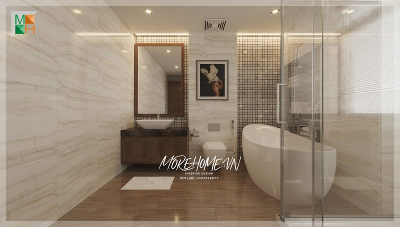 Phòng tắm biệt thự được thiết kế với đầy đủ mọi tiện nghi luôn là niềm mơ ước của rất nhiều gia chủ.