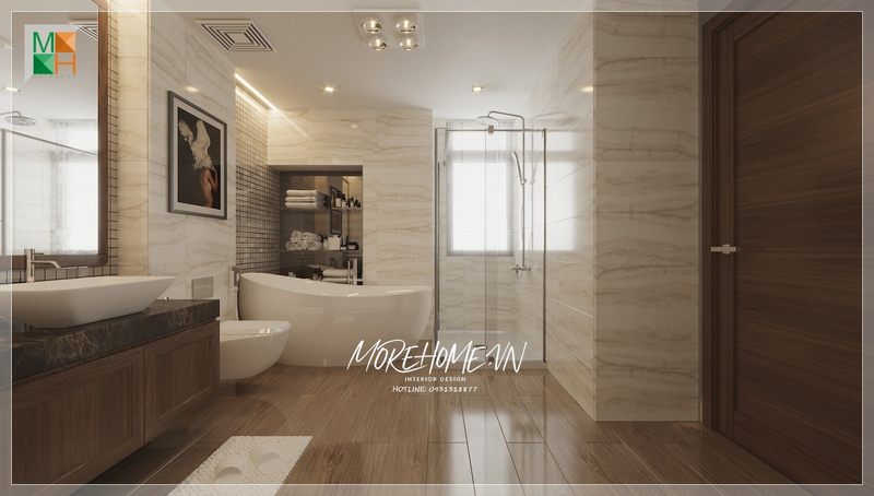 Tuyển chọn 21 thiết kế phòng tắm có bồn phong cách hiện đại, cao cấp